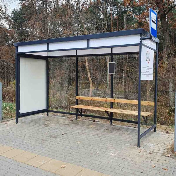 wiata przystankowa krzysztof grafitowa